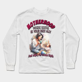 Caffeinated Maternity Long Sleeve T-Shirt